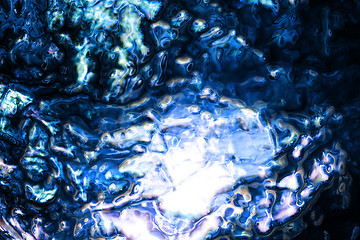 Image showing abstract blue water background