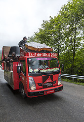 Image showing Courtepaille Vehicle - Tour de France 2014