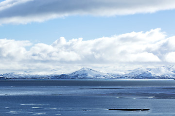 Image showing Impressive winter mountain landscape