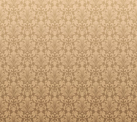 Image showing Damask seamless vector pattern