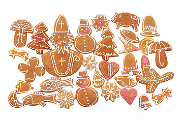 Image showing christmas cookies 