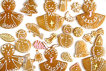 Image showing christmas cookies 