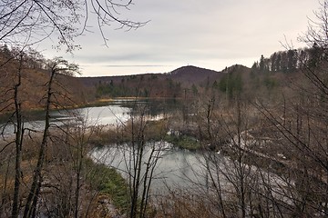 Image showing Small Pond at Plitvice lakes national park