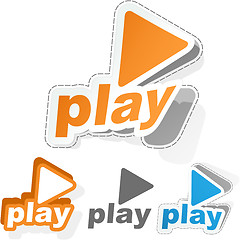 Image showing PLAY icon.