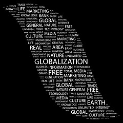 Image showing GLOBALIZATION.