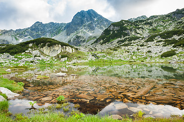 Image showing Mountain lake in Retezat, Romania, Europe