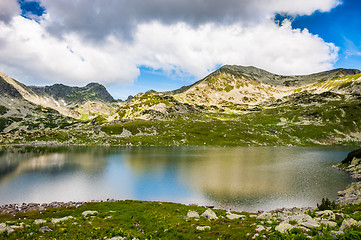 Image showing Mountain lake Bucura, in Retezat, Romania, Europe