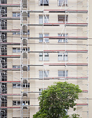 Image showing restoration facade of a house