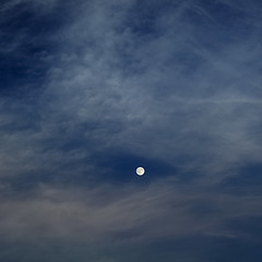 Image showing moon in dark night
