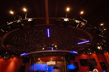 Image showing Nightclub lights