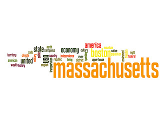 Image showing Massachusetts word cloud