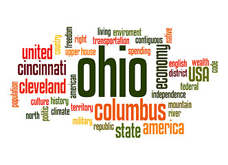 Image showing Ohio word cloud