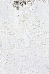 Image showing Grungy White Concrete Wall Background