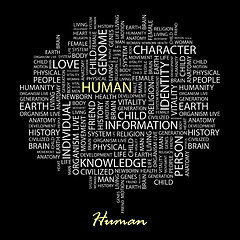Image showing HUMAN.