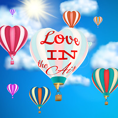 Image showing Hot air balloon. EPS 10