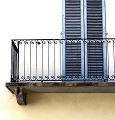 Image showing terrace europe  italy      in  the milano  grate
