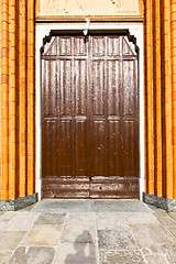 Image showing  italy  lombardy    in  the villa cortese   old      closed bric