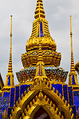 Image showing  thailand asia   in  bangkok rain       sky      and      mosaic