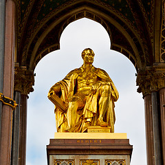 Image showing albert monument in london england kingdome and old construction