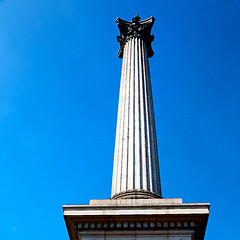 Image showing column in london england old architecture and sky