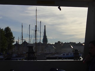 Image showing view of stockholme waterfront from tourist boat