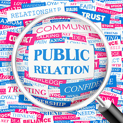 Image showing PUBLIC RELATION