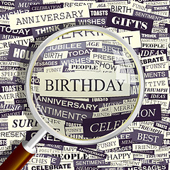 Image showing BIRTHDAY