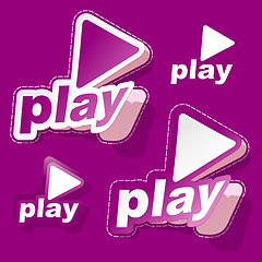 Image showing PLAY icon.