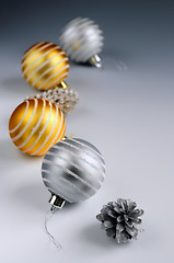 Image showing Christmas ornaments