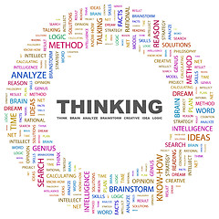 Image showing THINKING