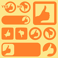 Image showing Thumbs up.