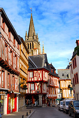 Image showing Medieval Vannes, France.