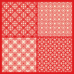 Image showing Seamless geometric pattern.