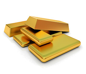 Image showing gold bars