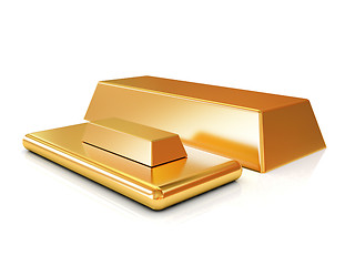 Image showing gold bars