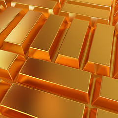 Image showing gold bars