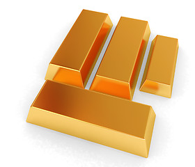 Image showing gold bars