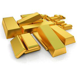 Image showing gold bars