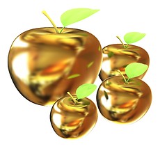 Image showing Gold apples