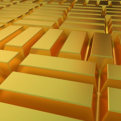 Image showing gold bars