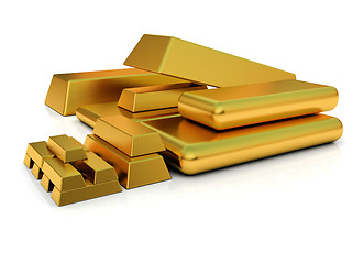 Image showing gold bars