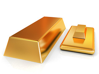 Image showing gold bars