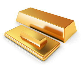 Image showing gold bars