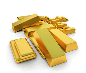 Image showing gold bars