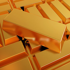 Image showing gold bars