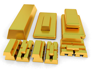 Image showing gold bars