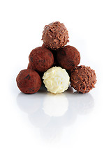 Image showing Chocolate truffles