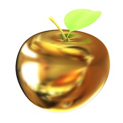Image showing Gold apple