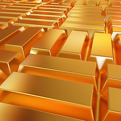 Image showing gold bars