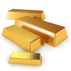 Image showing gold bars